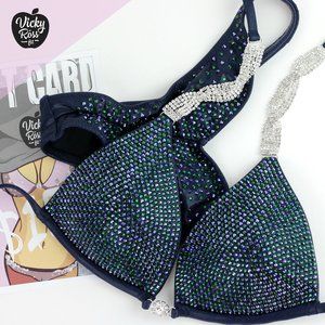 Pro Multi Color Bodybuilding Competition Bikini